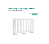 Evolur Loft Art Deco Convertible Crib Toddler Guard Rail