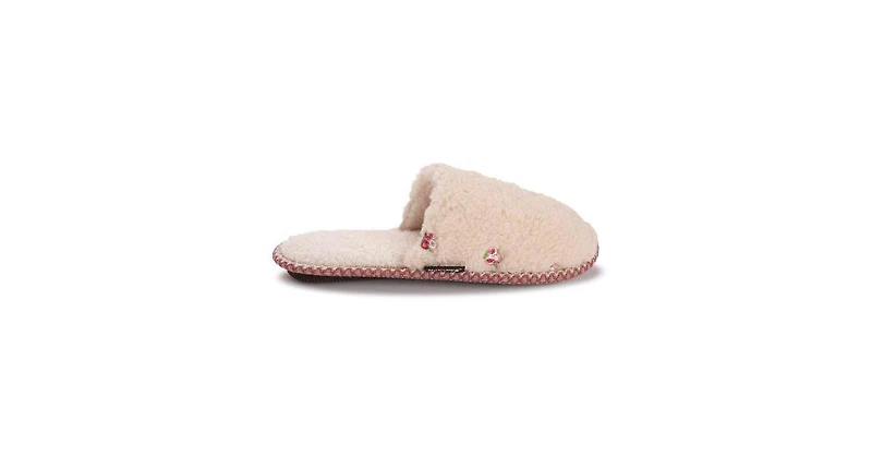 Muk Luks Women's Novelty Punch Needle Scuff