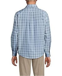Lands' End Big & Tall Traditional Fit No Iron Twill Shirt