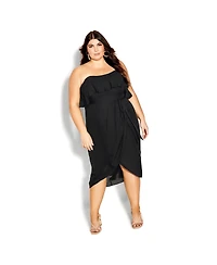 City Chic Women's Astonish Midi Dress