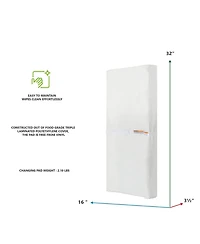 Evolur Baby 3-Sided Contour Changing Pad with 2 Cotton Covers