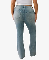 True Religion Plus Billie Straight Mid Rise Jeans