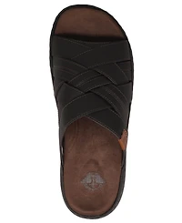 Dockers Men's Seville Tumbled Cross-Straps Sandals