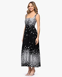 Betsy & Adam Women's Square Neck Dress