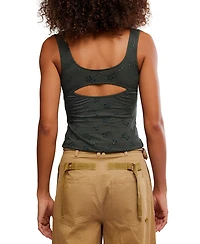 Free People Women's Full Bloom Eyelet Tank Top