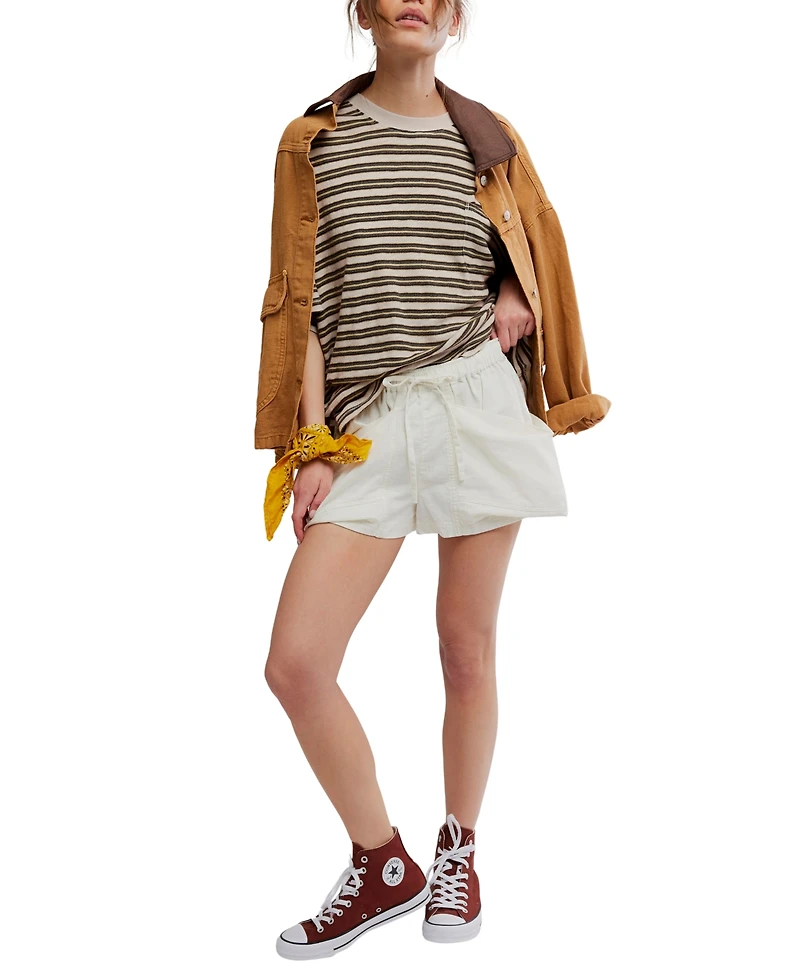 Free People Women's Good Fortune Pull-On Shorts