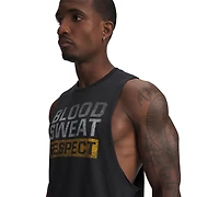 Under Armour Men's Project Rock Blood Sweat Respect Sleeveless T-Shirt