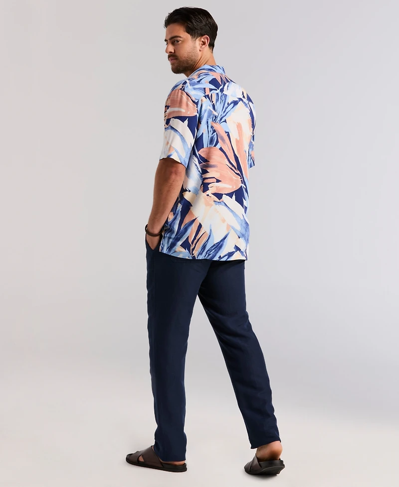 Cubavera Men's Abstract Print Short-Sleeve Shirt