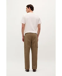Scalpers Men's Cargo Linen Pants