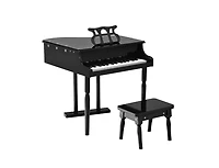 Slickblue Kids 30-Key Piano Keyboard with Bench and Music Stand