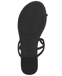 Jessica Simpson Women's Aloni Jelly Toe Ring Slip-On Flat Sandals