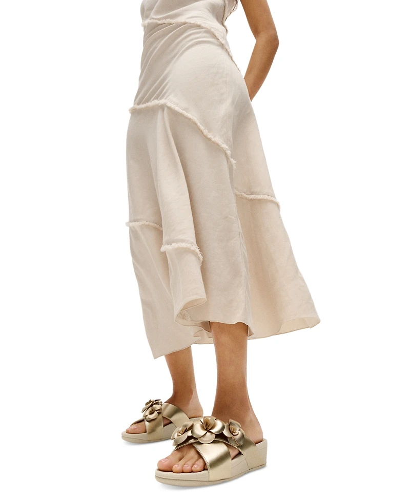 FitFlop Women's Lulu Flower Cross Slip-On Slides