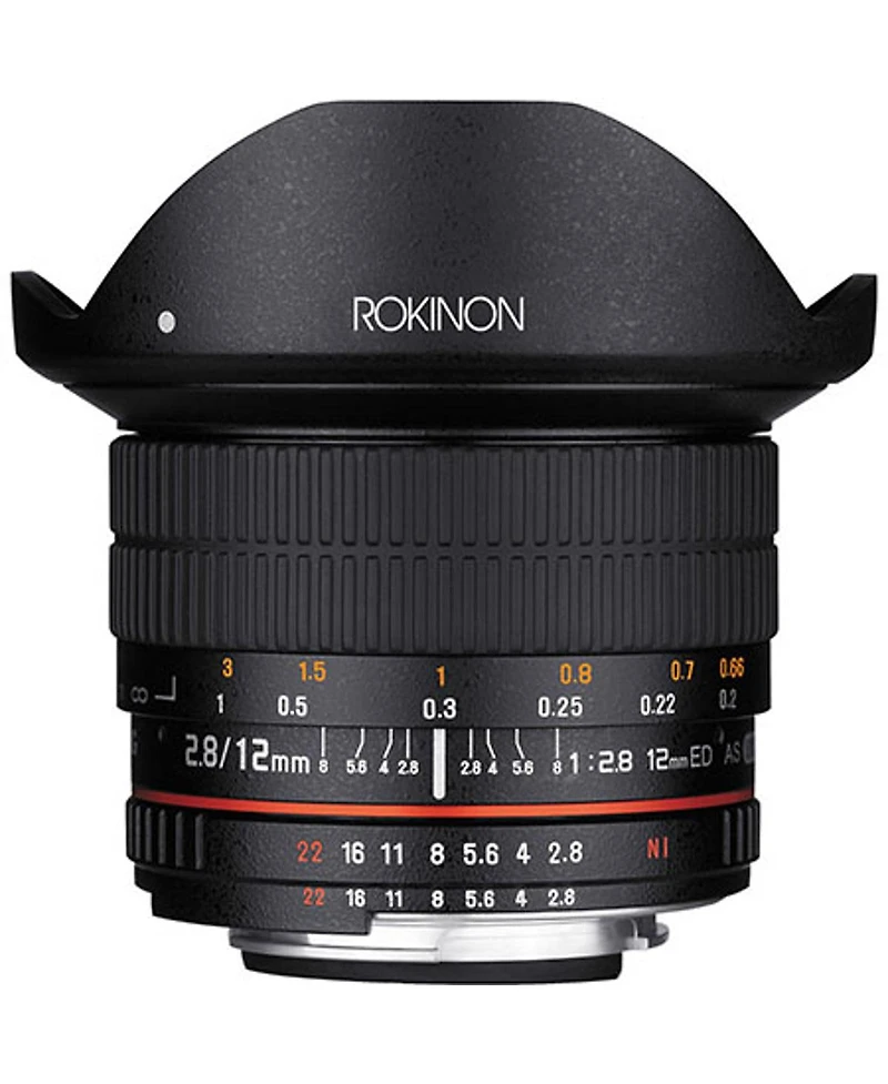 Rokinon 12mm F2.8 Full Frame Fisheye, Manual Focus Lens for Canon Ef