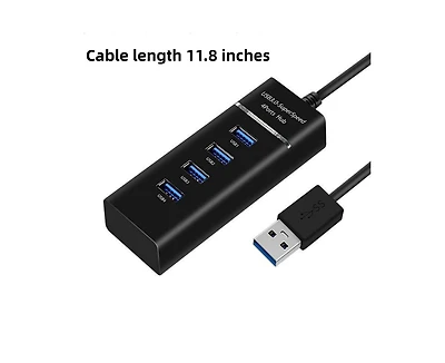 Risokeys 4-Port Usb 3.0 High Speed Hub