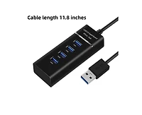 Risokeys 4-Port Usb 3.0 High Speed Hub