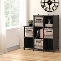 Sorbus -Cube Storage Organizer Cubby Shelf for Closet, Toys, Books, and More Space-Saving Bookshelf Bedroom, Living Room