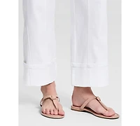 And Now This Women's High Rise Cuffed Wide-Leg Jeans, Macy's Exclusive