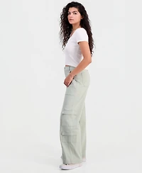 Celebrity Pink Juniors' Wide-Leg Cargo Pants
