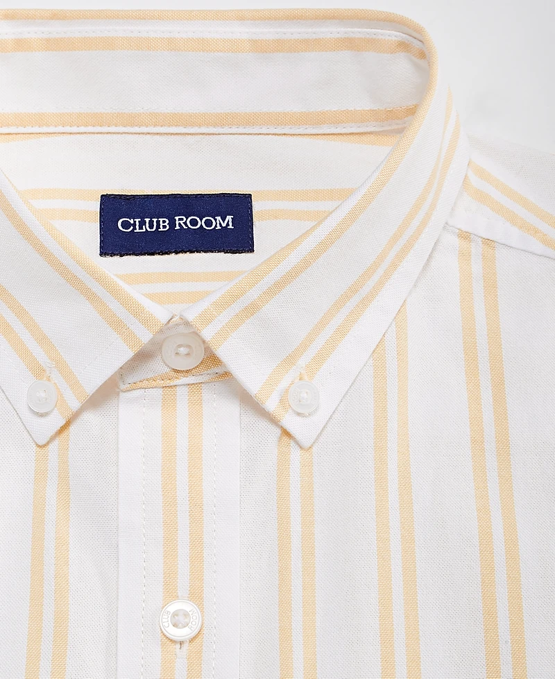 Club Room Men's Short-Sleeve Striped Oxford Shirt, Macy's Exclusive - Ox Sail Stripe Yd