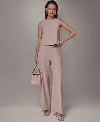 Donna Karan New York Women's Crewneck Crop Top