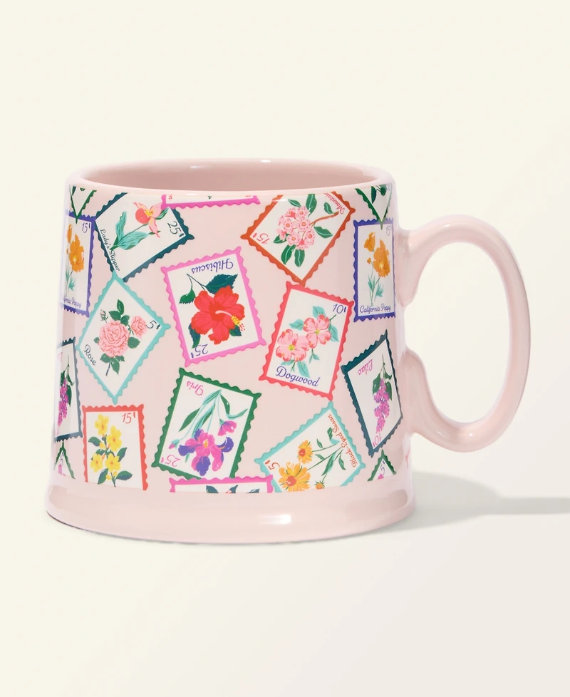 Macy's Flower Show Stamp Print Mug, Macy's Exclusive