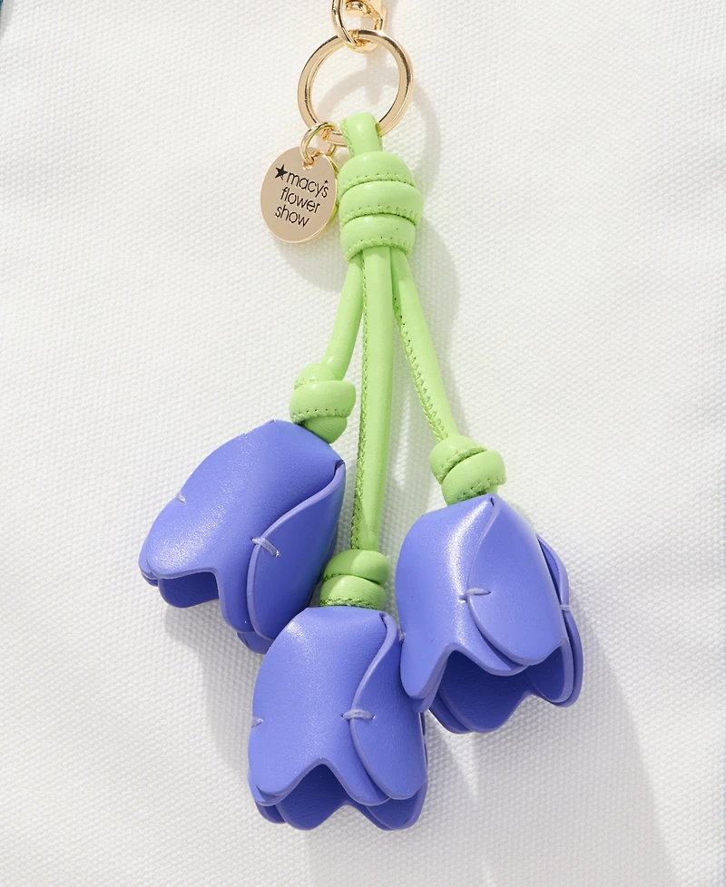 Macy's Flower Show Purple Tulip Bag Charm, Macy's Exclusive