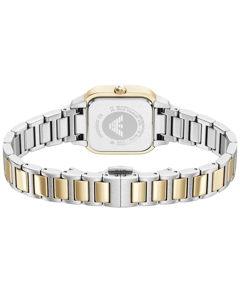 Emporio Armani Women's Quartz Three-Hand Two-Tone Stainless Steel Watch, 35mm