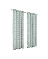 Olivia Gray 100 Polyester 190 Gsm Justice Reversible Blackout Grommet Curtain Panel