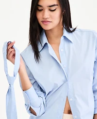 Bar Iii Women's Shirt & Tie, Macy's Exclusive