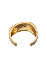 Donna Karan Gold-Tone Drama Molten Cuff Bracelet