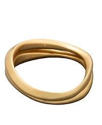 Donna Karan 2-Pc. Gold-Tone Molten Bangle Bracelets Set