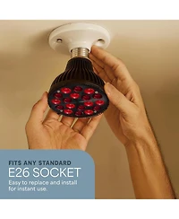 LifePro InfraGlow Red & Near Infrared Light Therapy Lamp – 18-led Clip-On Infrared Lamp for Body, Pain Relief, Skin Wellness & At-Home Recovery