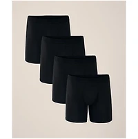 Pact Men's Everyday Extended Boxer Brief 4-Pack Made With Organic Cotton