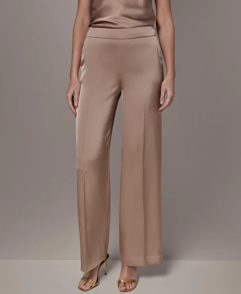 Donna Karan New York Petite Wide-Leg Pants