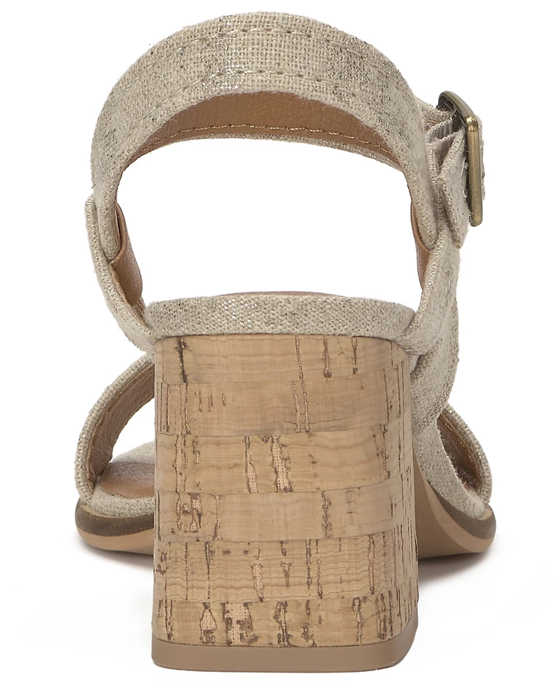 Lucky Brand Women's Hallia Block Heel Sandals