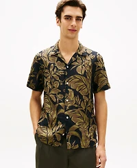 Tommy Hilfiger Men's All-Over Floral Short-Sleeve Print Shirt