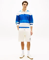 Tommy Hilfiger Men's Relaxed-Fit Stripe Rugby Polo Shirt