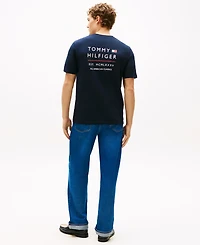 Tommy Hilfiger Men's Brand Love Embroidered Logo Crewneck T-Shirt