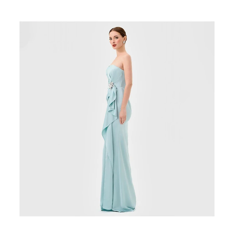 Bariano Women's Sereya Strapless Gown