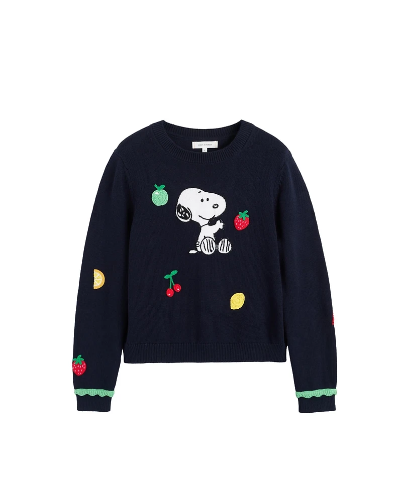 Chinti & Parker Women's Fruity Snoopy Sweater