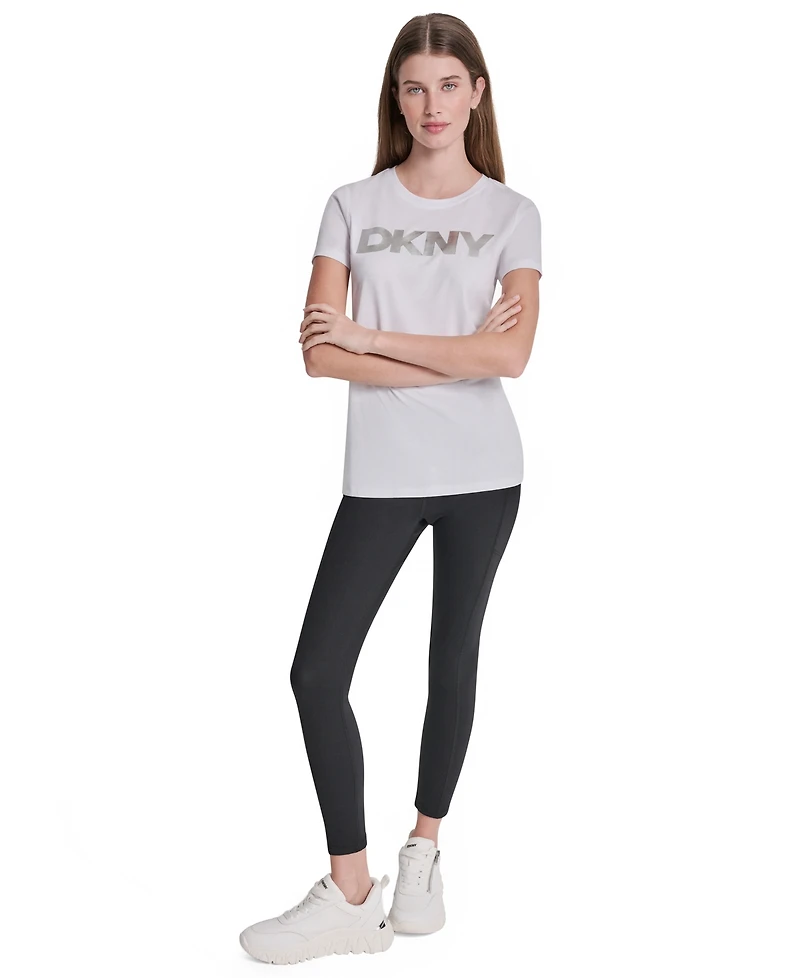 Dkny Sport Women's Foil Logo T-Shirt