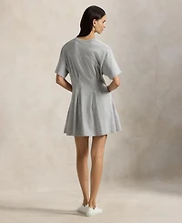 Polo Ralph Lauren Women's Crewneck Fit & Flare T-Shirt Dress