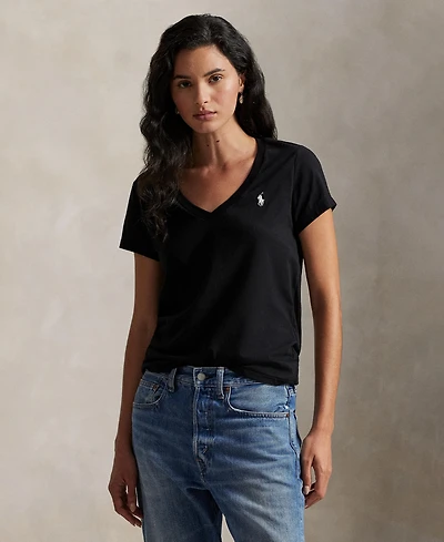 Polo Ralph Lauren Women's V-Neck Short-Sleeve T-Shirt