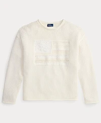 Polo Ralph Lauren Women's Rolled Crewneck Long-Sleeve Sweater