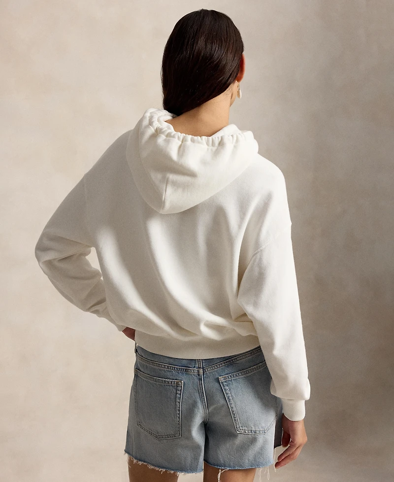 Polo Ralph Lauren Women's Drawstring Hood Long-Sleeve Sweatshirt