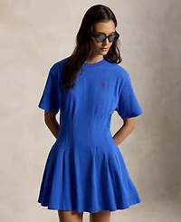 Polo Ralph Lauren Women's Crewneck Fit & Flare T-Shirt Dress