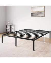 gaomon 14 Inch Queen Bed Frame with Storage,Metal Platform Queen Bed Frame No Box Spring Needed Steel Slat Support Easy Assembly