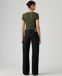 Levi's Women's Super-Low Double-Button Relaxed-Fit Denim Jean