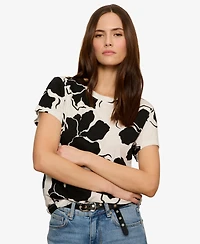 Sanctuary Petite Crewneck Short-Sleeve T-Shirt