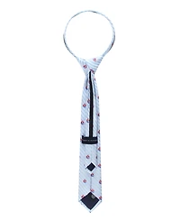 Tommy Hilfiger Baby Boys' Harbor Sailboat Stripe Pre-Tied Zipper Tie